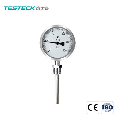 Calibro bimetallico assiale di temperatura di acciaio inossidabile del termometro bimetallico WSS501